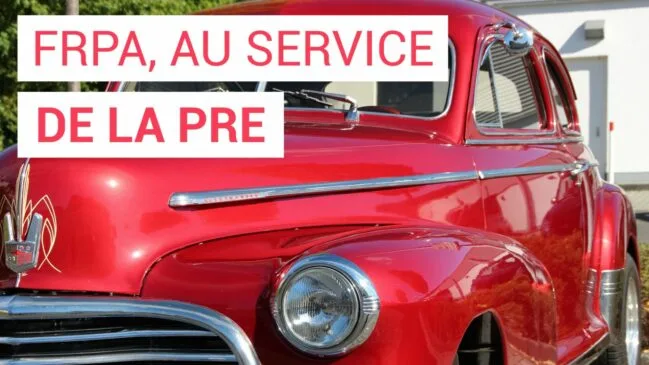 La plateforme FRPA au service de la pièce auto de réemploi