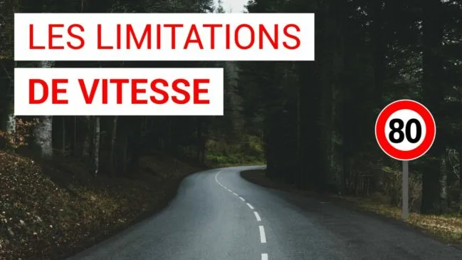 Les limitations de vitesse en France