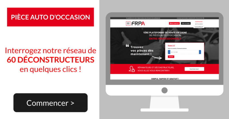 FRPA, leader pour la vente de pièces de réemploi