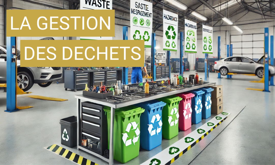 La gestion des déchets dans les garages