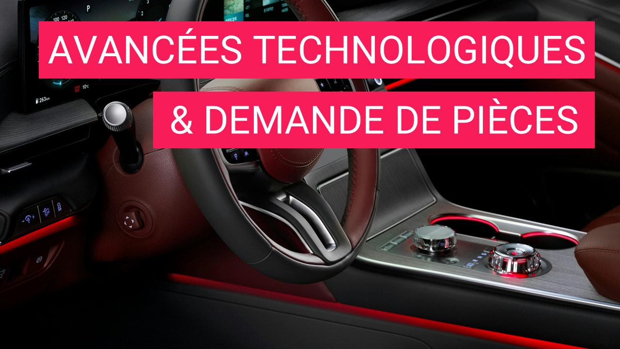 Les dernières avancées technologiques dans l’automobile et leur impact sur la demande de pièces détachées