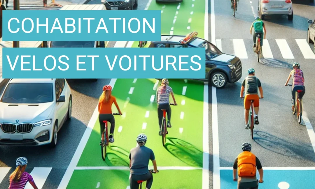 La cohabitation entre vélos et voitures en ville