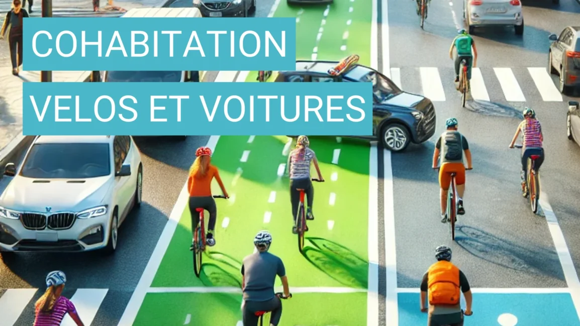 La cohabitation entre vélos et voitures en ville