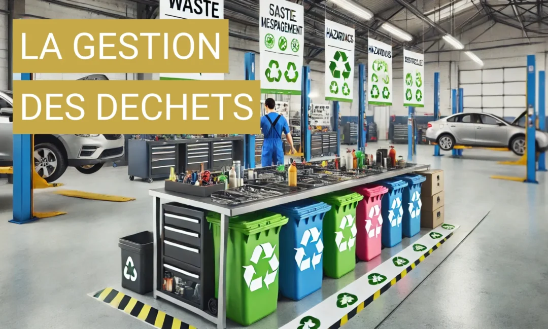 La gestion des déchets dans les garages