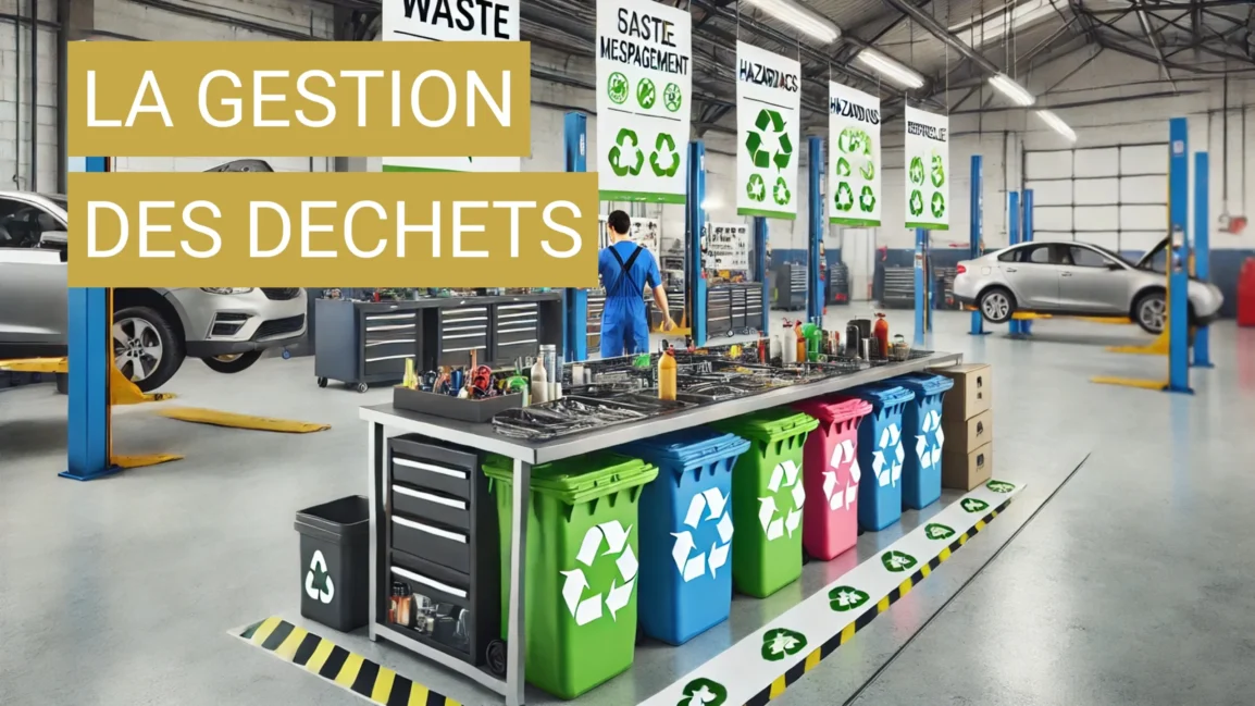 La gestion des déchets dans les garages