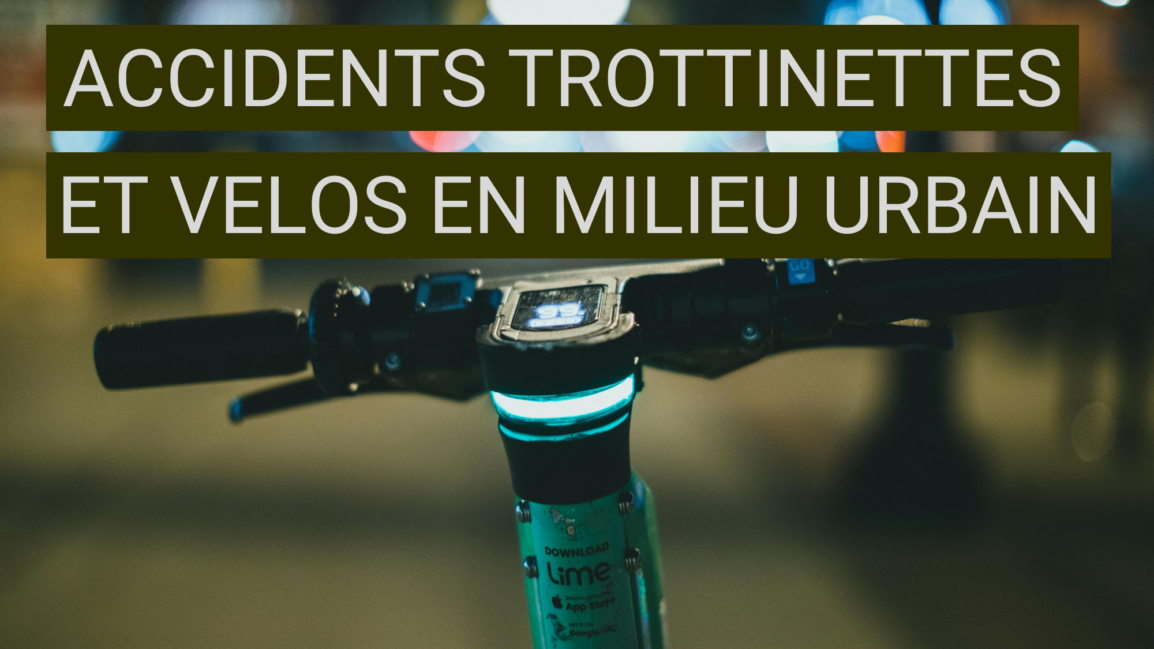 Accidents de trottinettes et vélos en milieu urbain : explosion ou psychose ?
