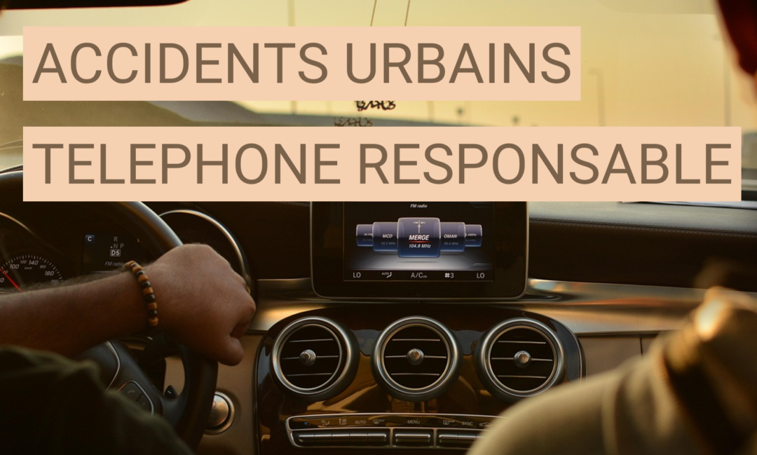 Accidents en ville : quand le téléphone devient le premier responsable