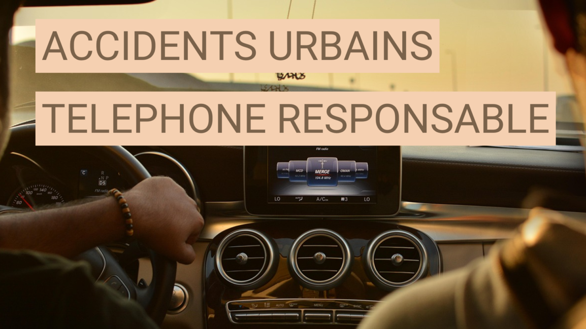 Accidents en ville : téléphone responsable