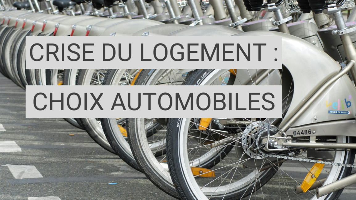 Comment la crise du logement influence les choix automobiles ?