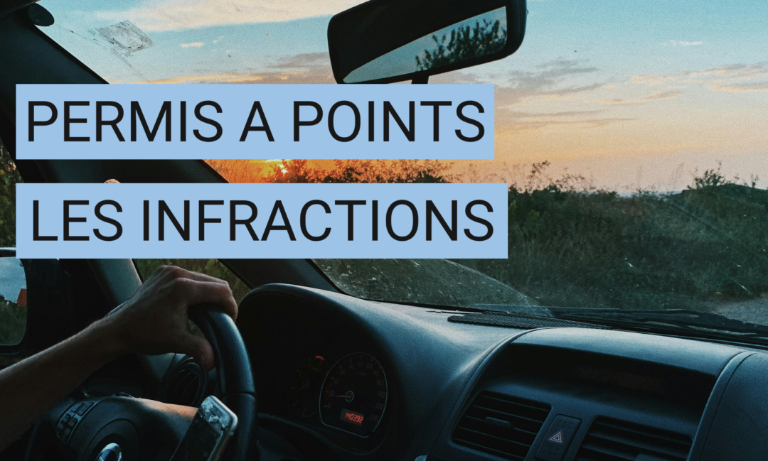 Permis à points : les infractions qui coûtent cher en 2025