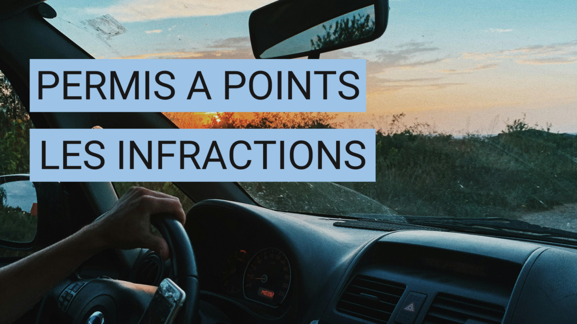 Permis à points : les infractions qui coûtent cher en 2025