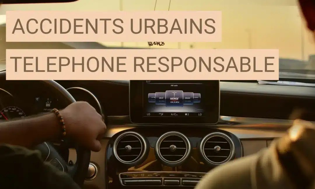 Accidents en ville : quand le téléphone devient le premier responsable