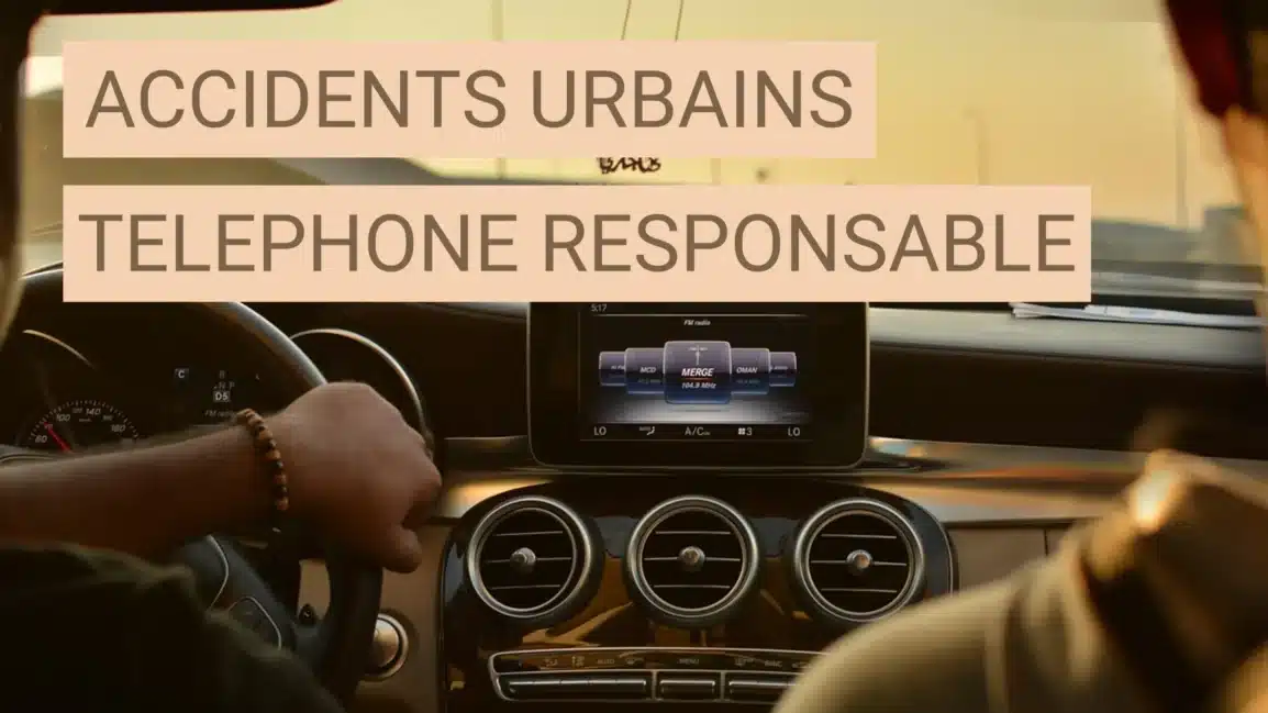 Accidents en ville : quand le téléphone devient le premier responsable