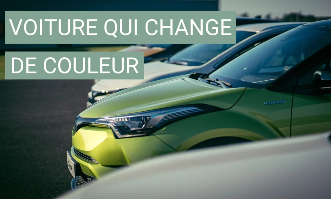 Les voitures qui changent de couleur : Le design automobile interactif