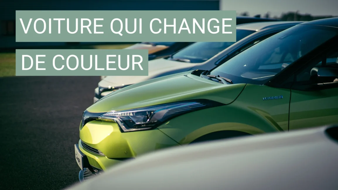 Les voitures qui changent de couleur : Le design automobile interactif