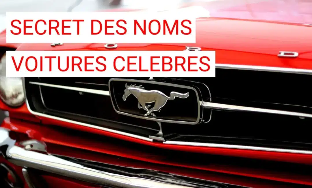 Les secrets derrière le nom des modèles automobiles les plus célèbres